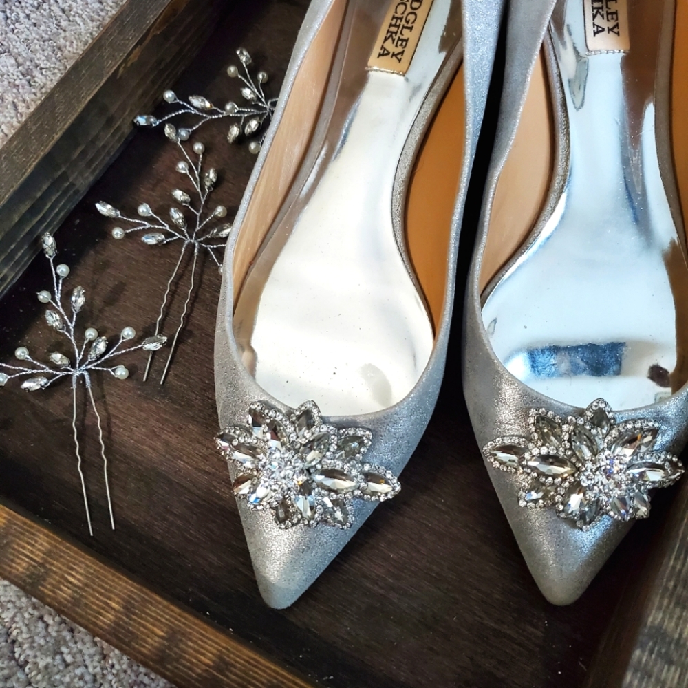 Badgley Mischka Karina Embellished Flats